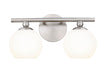 Z-Lite Canada - Two Light Vanity - Neoma - Brushed Nickel- Union Lighting Luminaires Decor