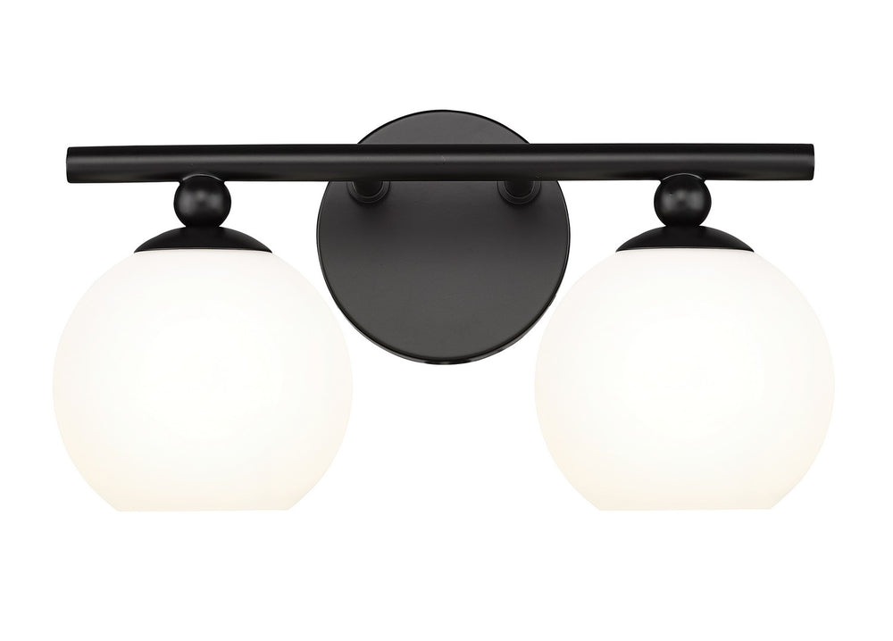 Z-Lite Canada - Two Light Vanity - Neoma - Matte Black- Union Lighting Luminaires Decor
