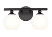 Z-Lite Canada - Two Light Vanity - Neoma - Matte Black- Union Lighting Luminaires Decor