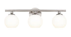Z-Lite Canada - Three Light Vanity - Neoma - Brushed Nickel- Union Lighting Luminaires Decor
