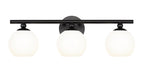 Z-Lite Canada - Three Light Vanity - Neoma - Matte Black- Union Lighting Luminaires Decor