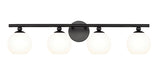 Z-Lite Canada - Four Light Vanity - Neoma - Matte Black- Union Lighting Luminaires Decor
