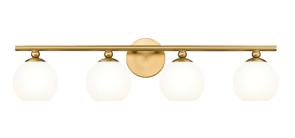 Z-Lite Canada - Four Light Vanity - Neoma - Modern Gold- Union Lighting Luminaires Decor