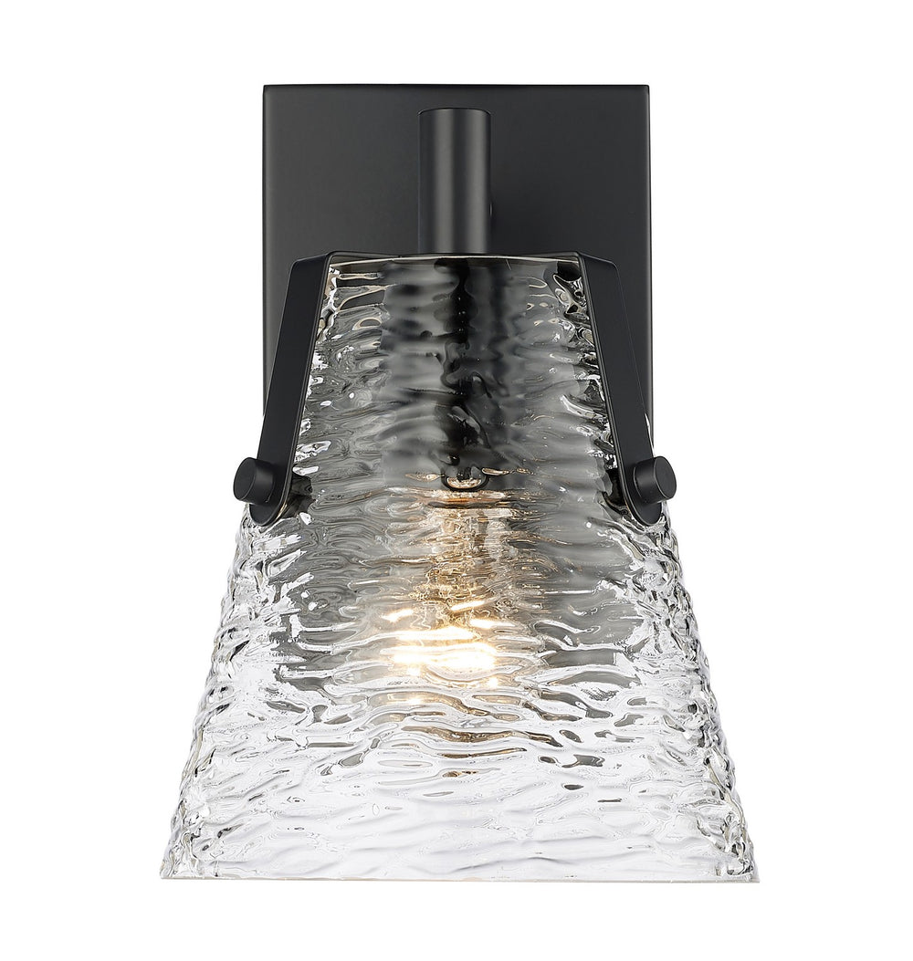 Z-Lite Canada - One Light Wall Sconce - Analia - Matte Black- Union Lighting Luminaires Decor
