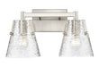 Z-Lite Canada - Two Light Vanity - Analia - Brushed Nickel- Union Lighting Luminaires Decor