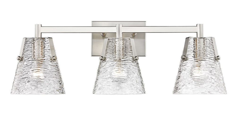 Z-Lite Canada - Three Light Vanity - Analia - Brushed Nickel- Union Lighting Luminaires Decor