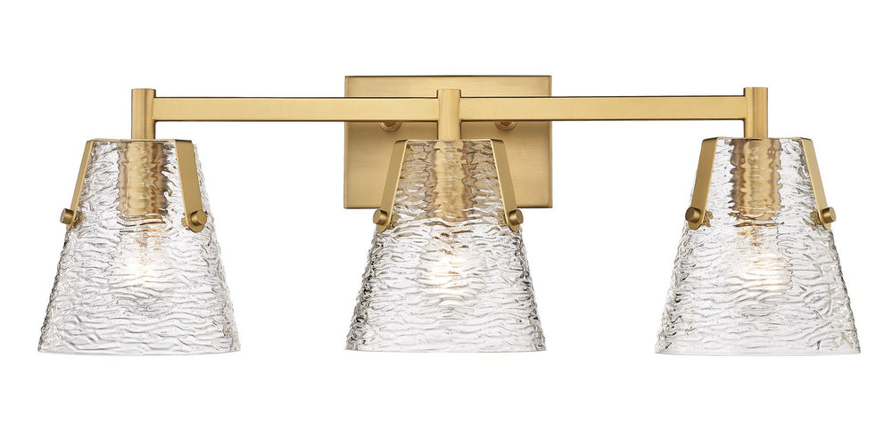 Z-Lite Canada - Three Light Vanity - Analia - Modern Gold- Union Lighting Luminaires Decor