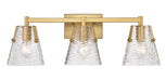 Z-Lite Canada - Three Light Vanity - Analia - Modern Gold- Union Lighting Luminaires Decor