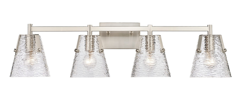 Z-Lite Canada - Four Light Vanity - Analia - Brushed Nickel- Union Lighting Luminaires Decor