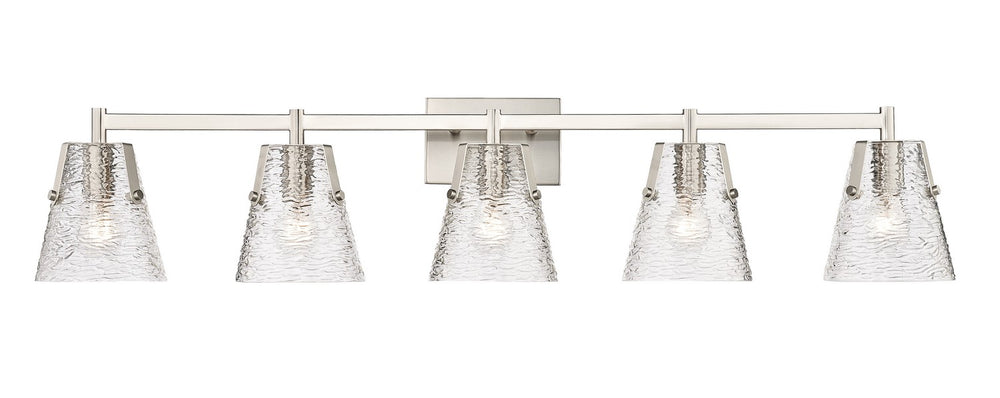 Z-Lite Canada - Five Light Vanity - Analia - Brushed Nickel- Union Lighting Luminaires Decor