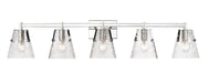 Z-Lite Canada - Five Light Vanity - Analia - Chrome- Union Lighting Luminaires Decor