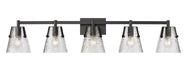 Z-Lite Canada - Five Light Vanity - Analia - Matte Black- Union Lighting Luminaires Decor