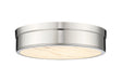 Z-Lite Canada - LED Flush Mount - Anders - Polished Nickel- Union Lighting Luminaires Decor