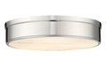 Z-Lite Canada - LED Flush Mount - Anders - Polished Nickel- Union Lighting Luminaires Decor