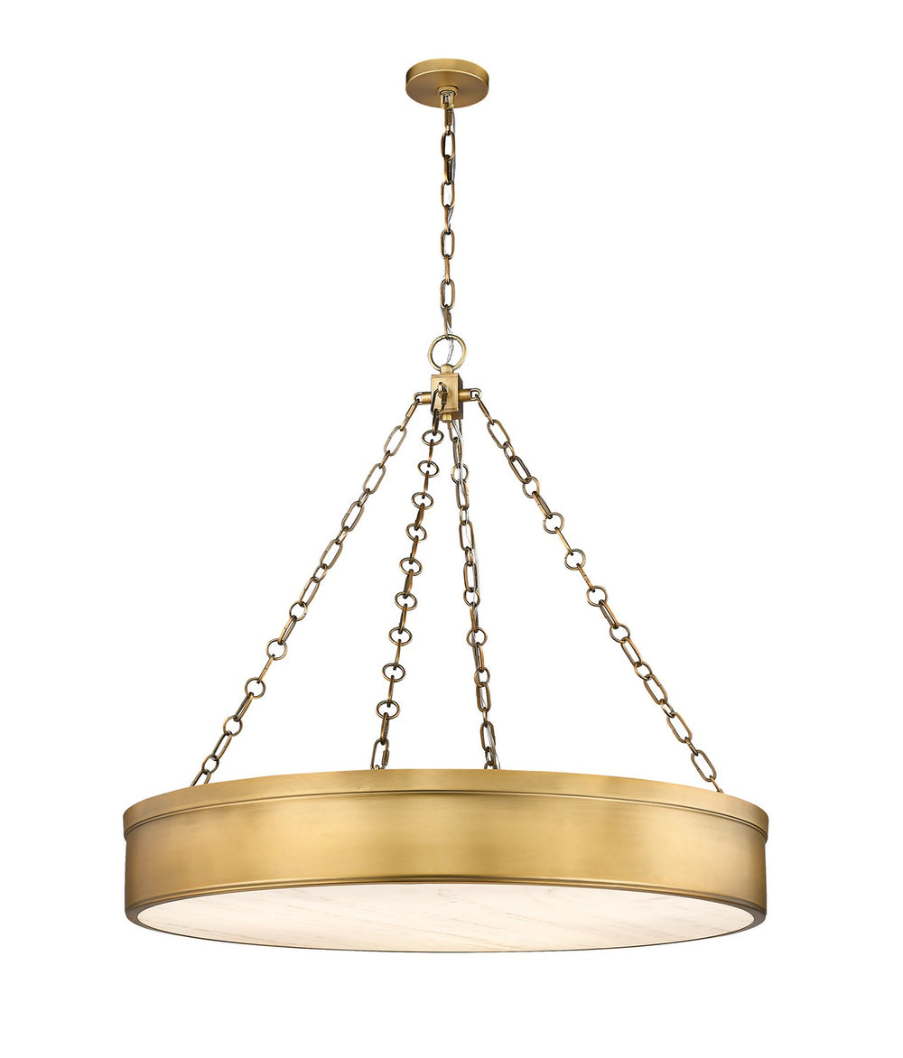 Z-Lite Canada - LED Chandelier - Anders - Rubbed Brass- Union Lighting Luminaires Decor