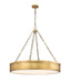 Z-Lite Canada - LED Chandelier - Anders - Rubbed Brass- Union Lighting Luminaires Decor