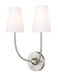 Z-Lite Canada - Two Light Wall Sconce - Shannon - Brushed Nickel- Union Lighting Luminaires Decor