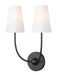 Z-Lite Canada - Two Light Wall Sconce - Shannon - Matte Black- Union Lighting Luminaires Decor