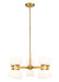 Z-Lite Canada - Ten Light Chandelier - Artemis - Modern Gold- Union Lighting Luminaires Decor
