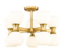 Z-Lite Canada - Ten Light Semi Flush Mount - Artemis - Modern Gold- Union Lighting Luminaires Decor