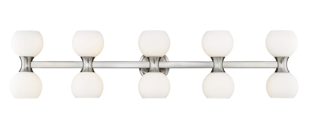 Z-Lite Canada - Ten Light Vanity - Artemis - Brushed Nickel- Union Lighting Luminaires Decor