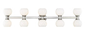 Z-Lite Canada - Ten Light Vanity - Artemis - Brushed Nickel- Union Lighting Luminaires Decor