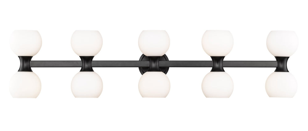 Z-Lite Canada - Ten Light Vanity - Artemis - Matte Black- Union Lighting Luminaires Decor