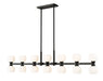 Z-Lite Canada - 14 Light Linear Chandelier - Artemis - Matte Black- Union Lighting Luminaires Decor