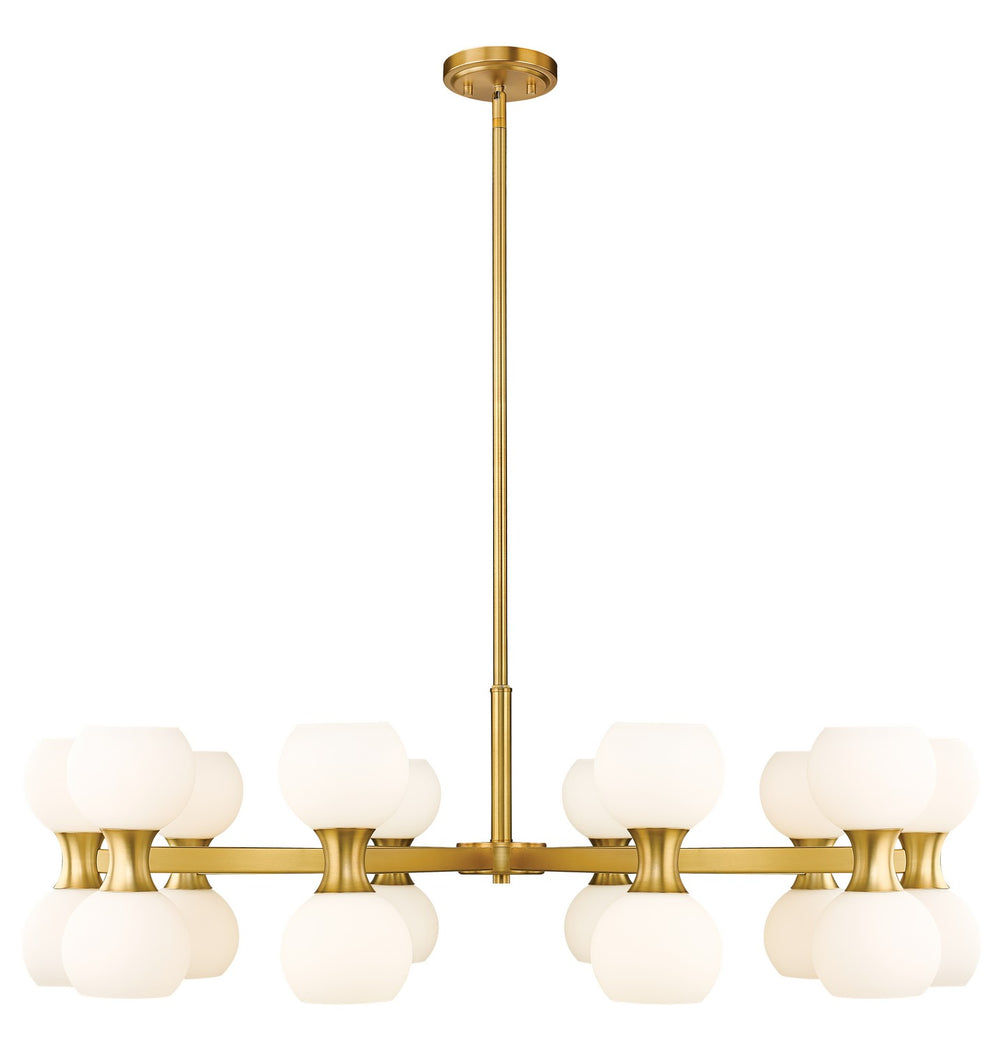 Z-Lite Canada - 20 Light Chandelier - Artemis - Modern Gold- Union Lighting Luminaires Decor