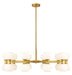 Z-Lite Canada - 20 Light Chandelier - Artemis - Modern Gold- Union Lighting Luminaires Decor