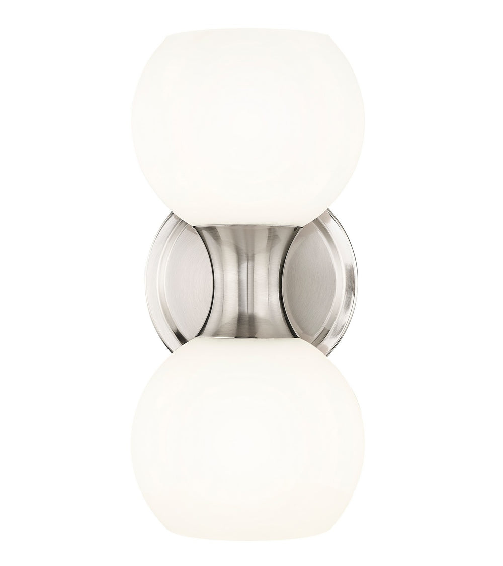 Z-Lite Canada - Two Light Wall Sconce - Artemis - Brushed Nickel- Union Lighting Luminaires Decor