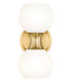 Z-Lite Canada - Two Light Wall Sconce - Artemis - Modern Gold- Union Lighting Luminaires Decor