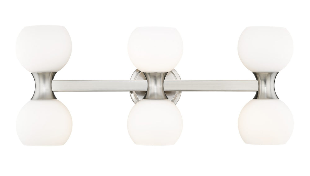 Z-Lite Canada - Six Light Vanity - Artemis - Brushed Nickel- Union Lighting Luminaires Decor