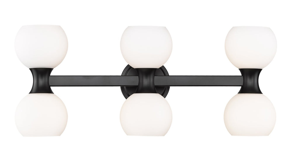 Z-Lite Canada - Six Light Vanity - Artemis - Matte Black- Union Lighting Luminaires Decor