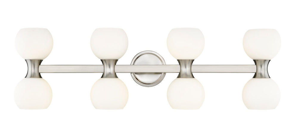 Z-Lite Canada - Eight Light Vanity - Artemis - Brushed Nickel- Union Lighting Luminaires Decor