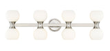Z-Lite Canada - Eight Light Vanity - Artemis - Brushed Nickel- Union Lighting Luminaires Decor