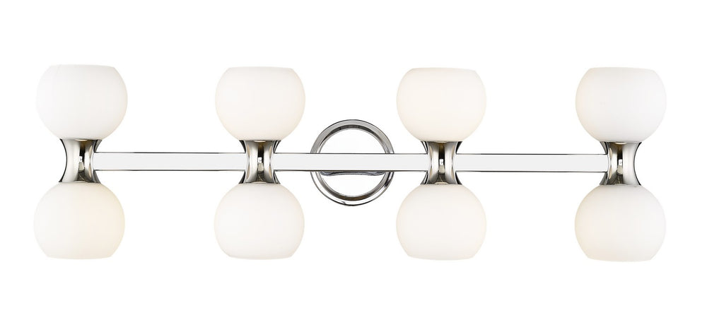 Z-Lite Canada - Eight Light Vanity - Artemis - Chrome- Union Lighting Luminaires Decor