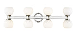 Z-Lite Canada - Eight Light Vanity - Artemis - Chrome- Union Lighting Luminaires Decor