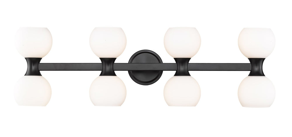 Z-Lite Canada - Eight Light Vanity - Artemis - Matte Black- Union Lighting Luminaires Decor