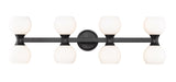 Z-Lite Canada - Eight Light Vanity - Artemis - Matte Black- Union Lighting Luminaires Decor