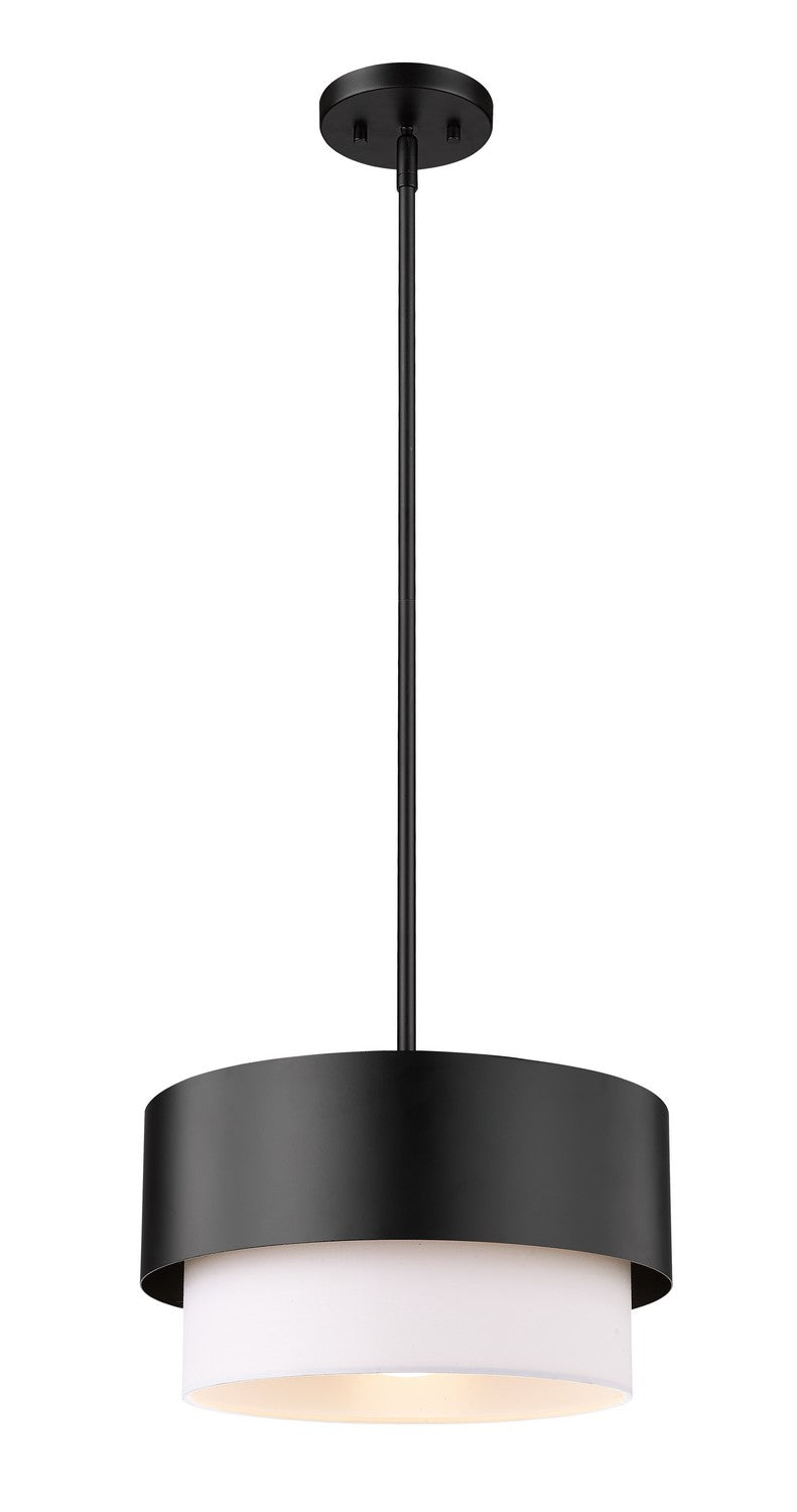 Z-Lite Canada - One Light Pendant - Counterpoint - Matte Black- Union Lighting Luminaires Decor