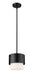 Z-Lite Canada - One Light Pendant - Counterpoint - Matte Black- Union Lighting Luminaires Decor