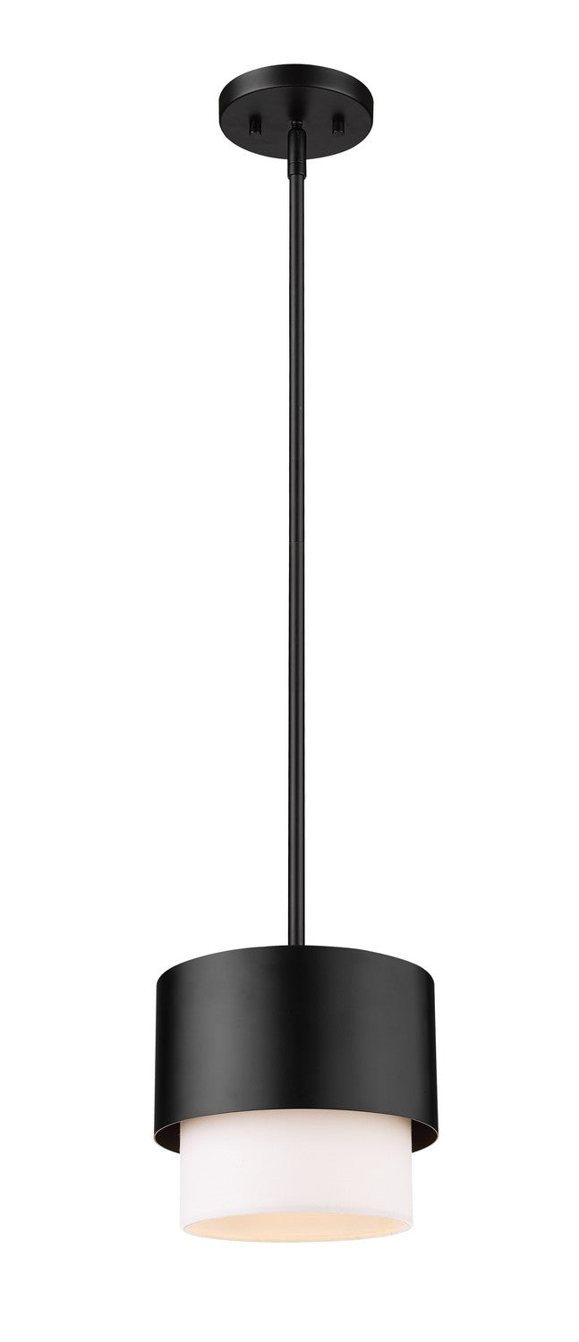 Z-Lite Canada - One Light Pendant - Counterpoint - Matte Black- Union Lighting Luminaires Decor