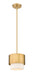 Z-Lite Canada - One Light Pendant - Counterpoint - Modern Gold- Union Lighting Luminaires Decor