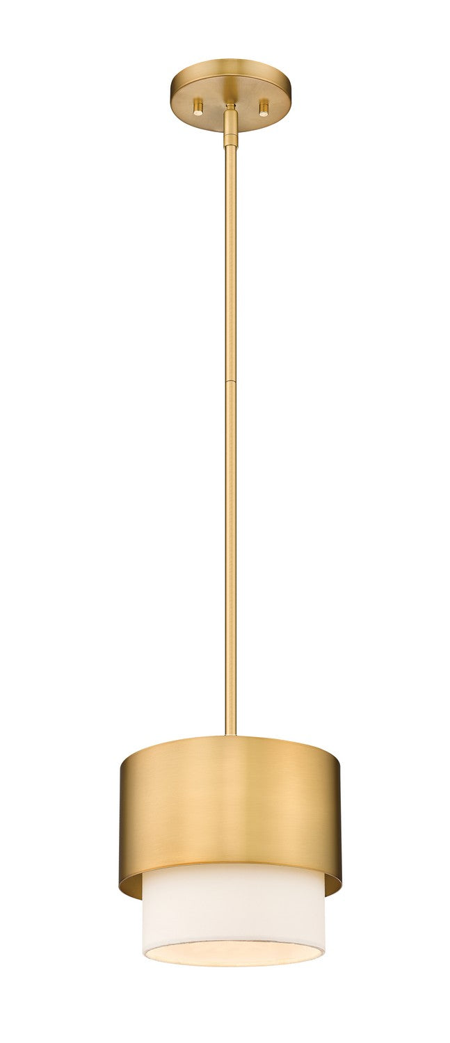 Z-Lite Canada - One Light Pendant - Counterpoint - Modern Gold- Union Lighting Luminaires Decor