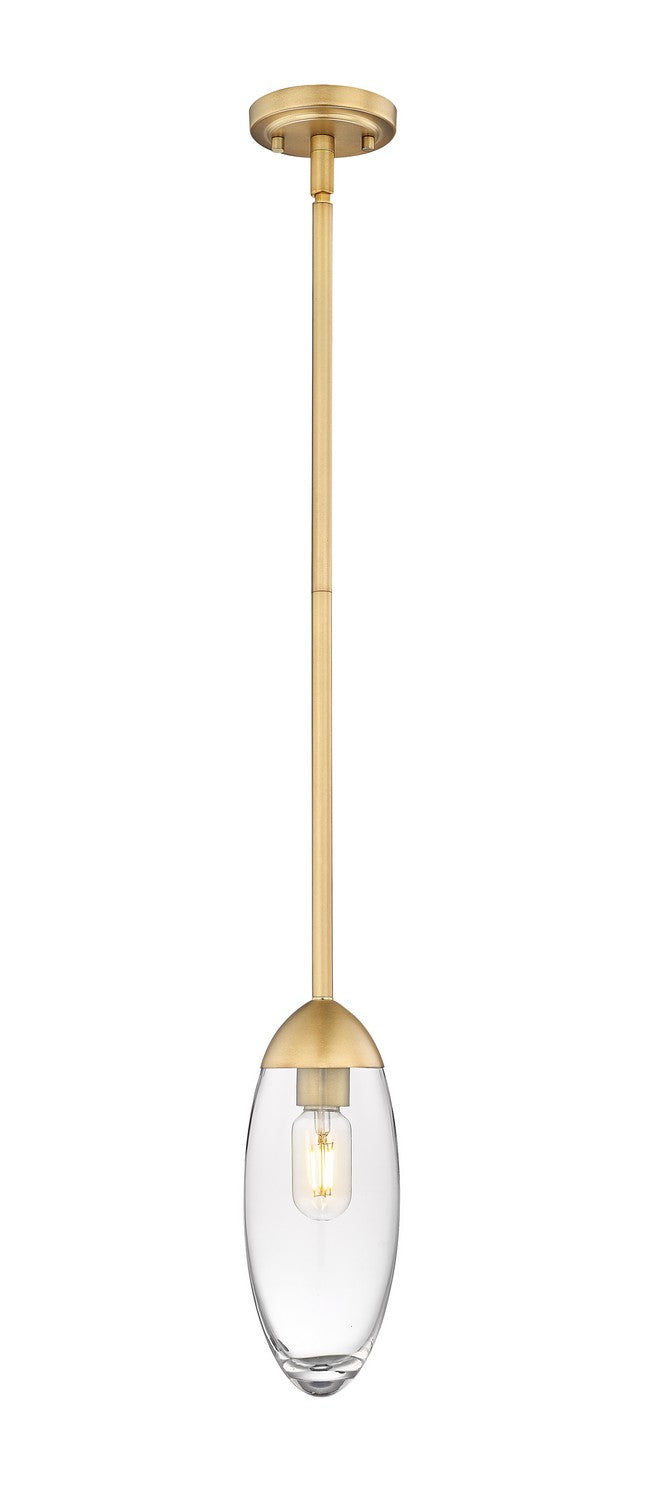 Z-Lite Canada - One Light Pendant - Arden - Rubbed Brass- Union Lighting Luminaires Decor