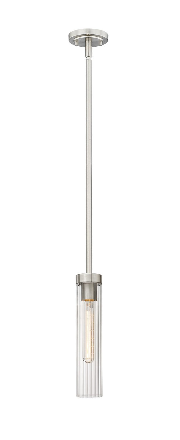 Z-Lite Canada - One Light Pendant - Beau - Brushed Nickel- Union Lighting Luminaires Decor