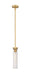 Z-Lite Canada - One Light Pendant - Beau - Rubbed Brass- Union Lighting Luminaires Decor