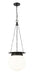 Z-Lite Canada - One Light Pendant - Calhoun - Matte black- Union Lighting Luminaires Decor