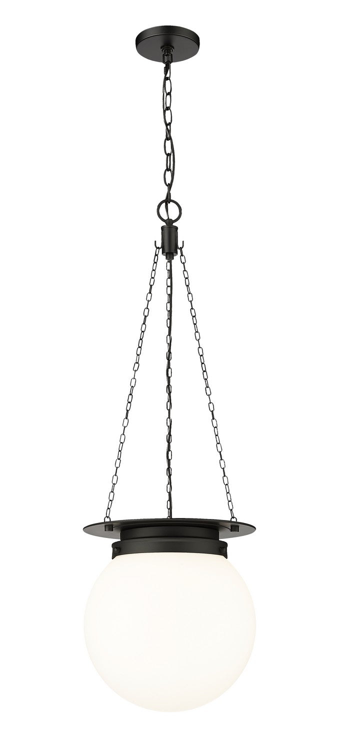 Z-Lite Canada - One Light Pendant - Calhoun - Matte black- Union Lighting Luminaires Decor